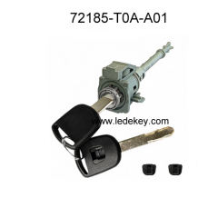 72185-T0A-A01,72185T0AA01 Front Left Driver Side Door Lock Cylinder for Honda 2012-2016 CRV