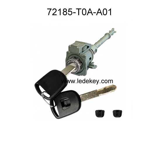 72185-T0A-A01,72185T0AA01 Front Left Driver Side Door Lock Cylinder for Honda 2012-2016 CRV