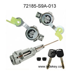 72185-S9A-013,72185S9A013 Ignition switch and door lock cylinder suitable for Honda CRV, Civic, Accord, and old Odyssey