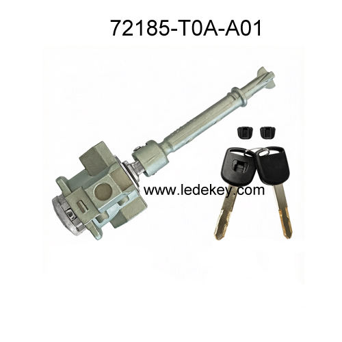 72185-T0A-A01,72185T0AA01 Front Left Driver Side Door Lock Cylinder for Honda 2012-2016 CRV