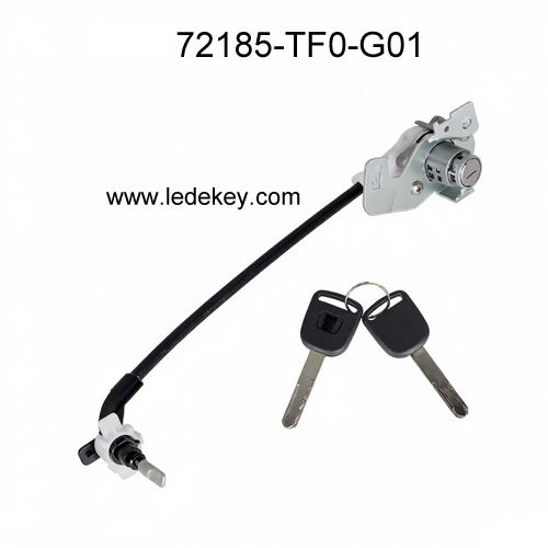 72185-TF0-G01,72185TF0G01 Driver Front Door Lock Cylinder for Honda 2009-2013 Fit