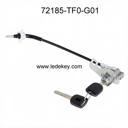 72185-TF0-G01,72185TF0G01 Driver Front Door Lock Cylinder for Honda 2009-2013 Fit