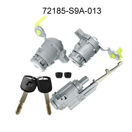 72185-S9A-013,72185S9A013 Ignition switch and door lock cylinder suitable for Honda CRV, Civic, Accord, and old Odyssey