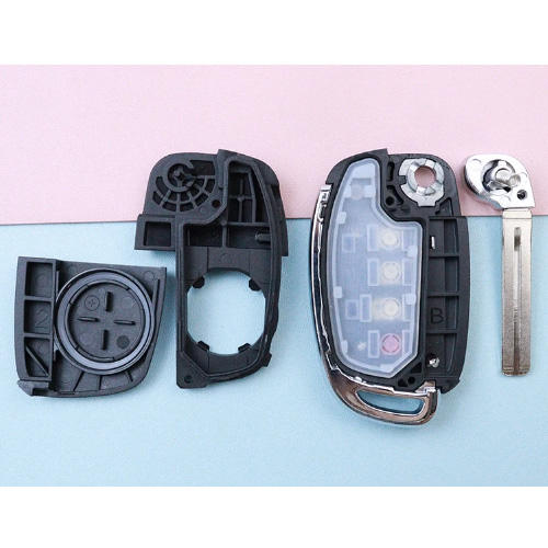 For Hyundai 2 button flip remote key shell 2019 - new model (Please choose the key blade model)