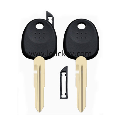 For Hyundai Kia transponder key shell with chip holder ,No Logo