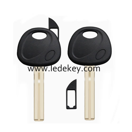 For Hyundai Kia transponder key shell with chip holder  ， No Logo (Please choose the key blade model)