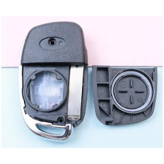 For Hyundai 3 button flip remote key shell 2019 - new model (Please choose the key blade model)
