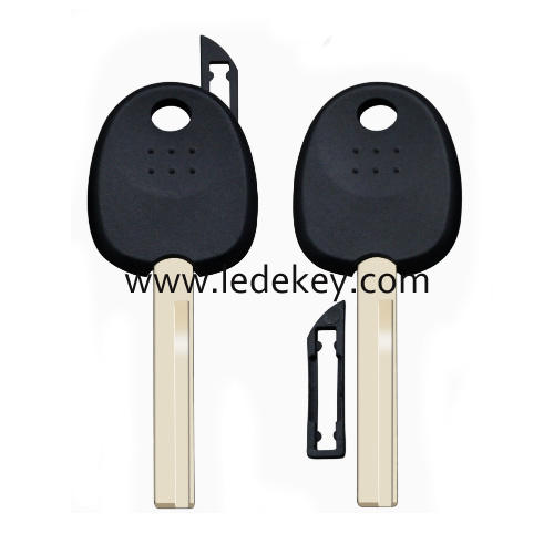 For Hyundai Kia transponder key shell with chip holder ,No Logo