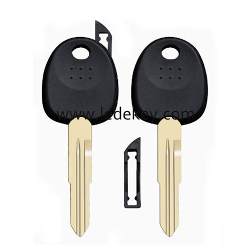 For Hyundai Kia transponder key shell with chip holder ,No Logo