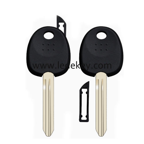 For Hyundai Kia transponder key shell with chip holder ,No Logo