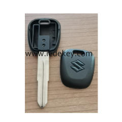 For Suzuki transponder key shell Left Blade With Logo