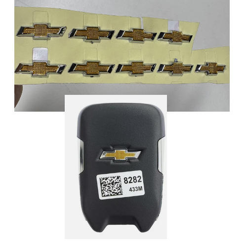 For Chevrolet smart key shell, Original Logo sticker
