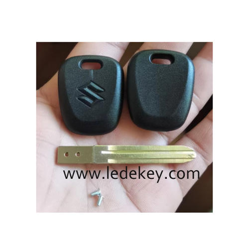 For Suzuki transponder key shell With Logo