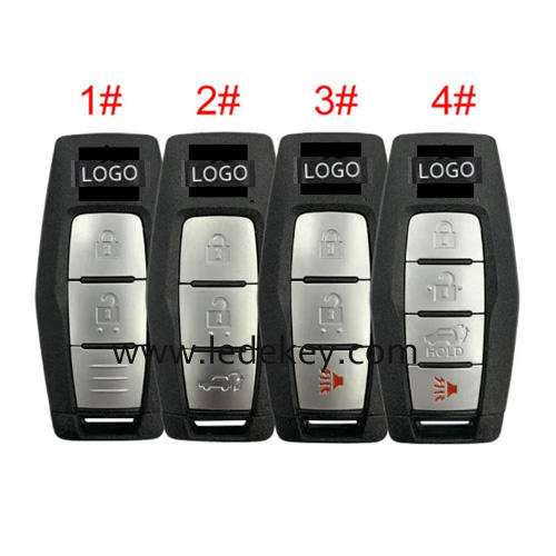 For Mitsubishi remote key shell with Logo (Please choose button model )