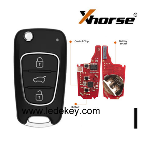 XHORSE XNHY22EN  Wireless Universal Remote Key 3 Button
