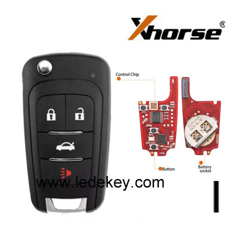 XHORSE XNBU21EN  Wireless Universal Remote Key 4 Button