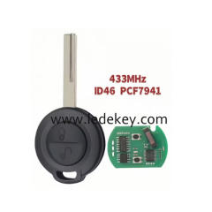 For Mitsubishi remote key 433MHz ID46-PCF7941 chip For Mitsubishi Colt 2002-2012 Cabriolet 2006-2008