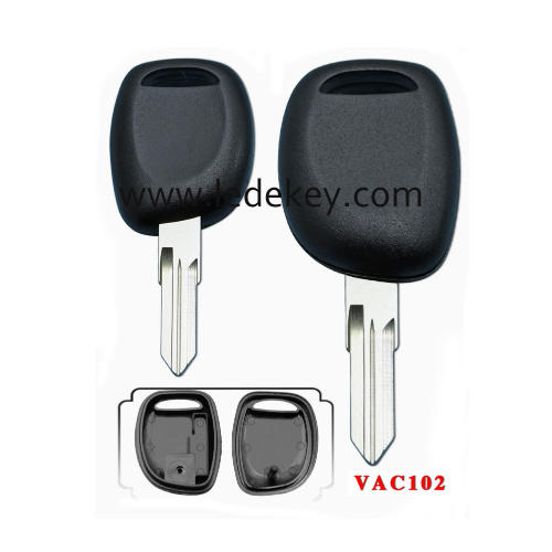 For Ren-ault transponder key shell with VAC102 blade