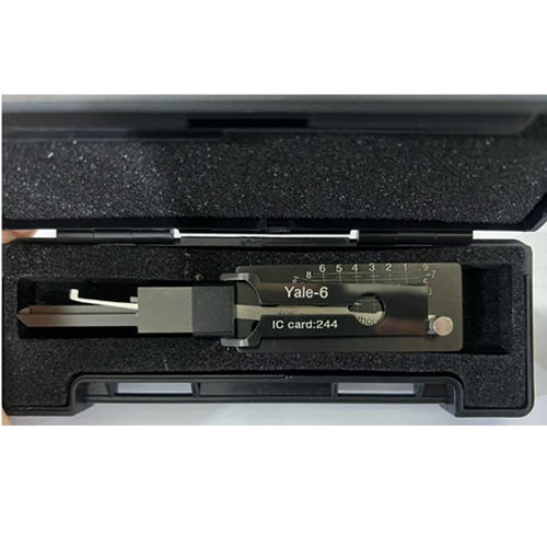 Original Yale-6 2-in-1 Pick & Decoder for YALE 6-Pin Rim Cylinder