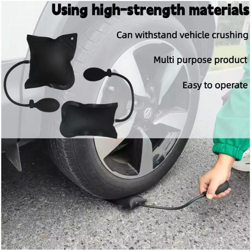#A ： Car Door Tool Kit ，Air Wedge Pump Emergency， Car Open Unlock Tool， Auto Window Door Open Fixing Gripper Tools ，Long Reach Grabber Hooking Key Lost Hand Tools With Carrying Bag
