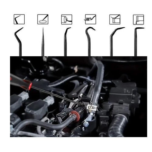 12 PCS A SET Precision Oil Seal Pick Tool, Seal Puller, Easy Removal Tool Car Oil Seals O-Rings, Pick Tool, Precision Pick & Hook Set
