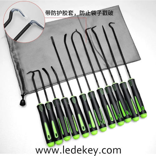 12 PCS A SET Precision Oil Seal Pick Tool, Seal Puller, Easy Removal Tool Car Oil Seals O-Rings, Pick Tool, Precision Pick & Hook Set