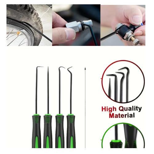 12 PCS A SET Precision Oil Seal Pick Tool, Seal Puller, Easy Removal Tool Car Oil Seals O-Rings, Pick Tool, Precision Pick & Hook Set