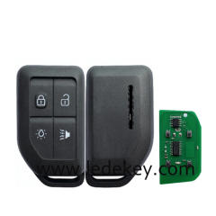 For Volvo FM FH Truck FH16 Heavy Duty Tractor 4 Button Key with Logo 433Mhz