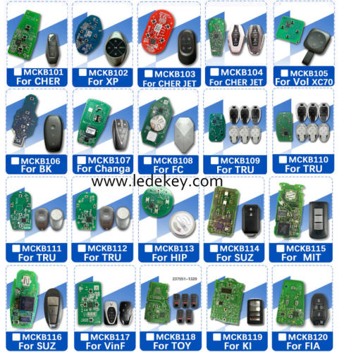 NXP Killer MCKB Solder Free Adapter #101--#120,Work With NXP Killer programmer, please choose the model