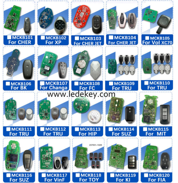 NXP Killer MCKB Solder Free Adapter #101--#120,Work With NXP Killer programmer, please choose the model