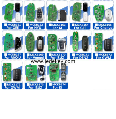 NXP Killer MCKB Solder Free Adapter #161--#180,Work With NXP Killer programmer, please choose the model