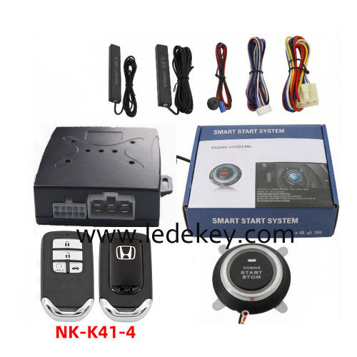 Universal Car Alarm NQ-K64，auto start stop keyless entry system engine start alarm system ,PKE Smart Sensor Mobile Phone Bluetooth Car Control Anti-theft
