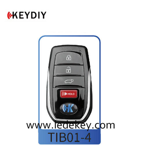 TIB01 4 Button KEYDIY Universal Control Remote Key，for Toyota and Lexus 44.8A (BA,B9) series