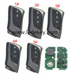 TIB02 KEYDIY Universal Control Remote Key，for Toyota and Lexus 44.8A (BA,B9) series，please choose the model