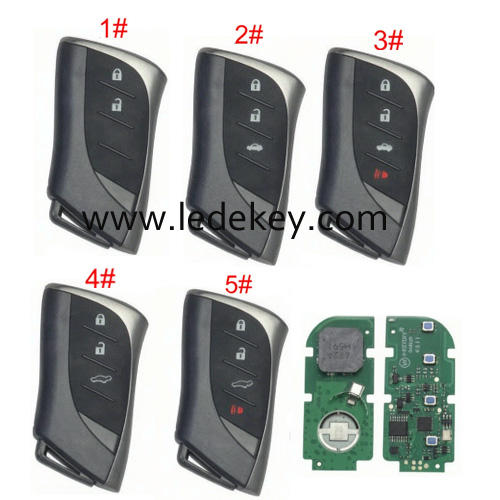 TIB02 KEYDIY Universal Control Remote Key，for Toyota and Lexus 44.8A (BA,B9) series，please choose the model