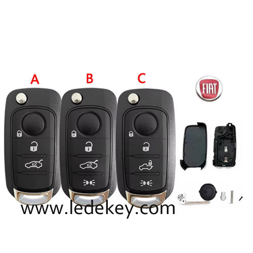 For Fiat Flip remote key shell with SIP22 blade,please choose the model