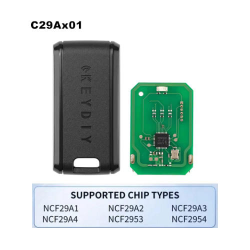 KEYDIY C29Ax01 Programmable Smart Key for NXP 29A1/2/3/4 2953, 2954 Series Chips Without Buttons