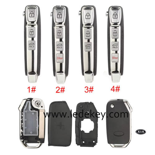 For New Kia 2022+ Flip Remote Car Key Shell Fob ，Please choose  model