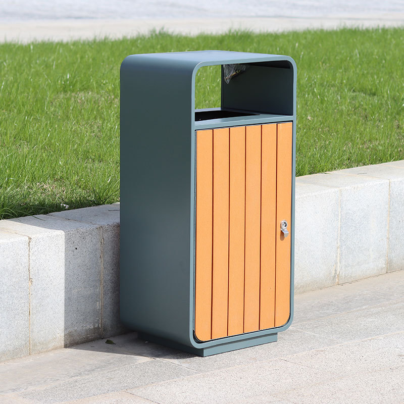 Commercial Plastic Wood Waste Bin