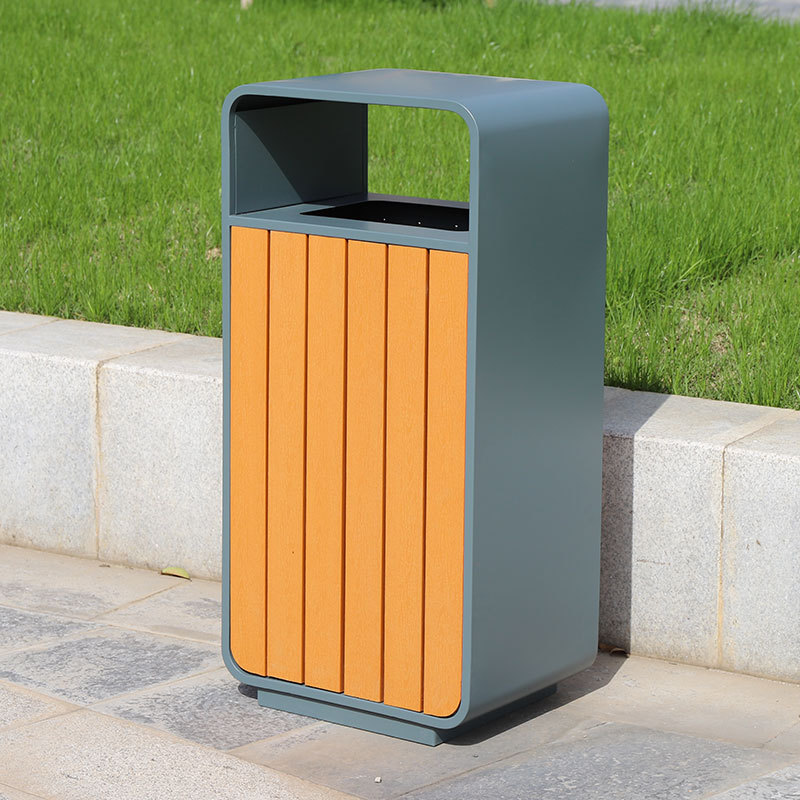 Commercial Plastic Wood Waste Bin