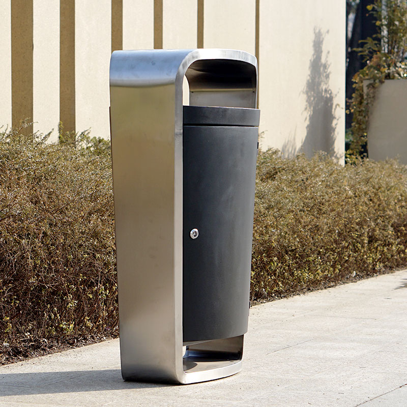 Large Outdoor Stainless Steel Garbage Bins,Steel Waste Bins