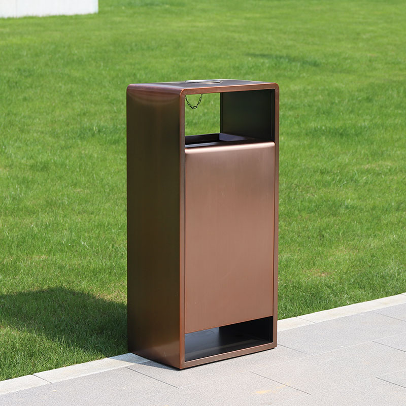 Commercial Metal Waste Bin