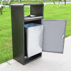 Commercial Metal Waste Bin