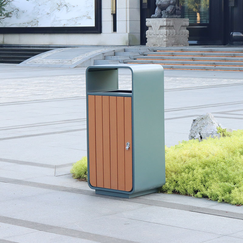 Commercial Plastic Wood Waste Bin