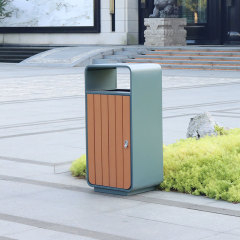 Commercial Plastic Wood Waste Bin