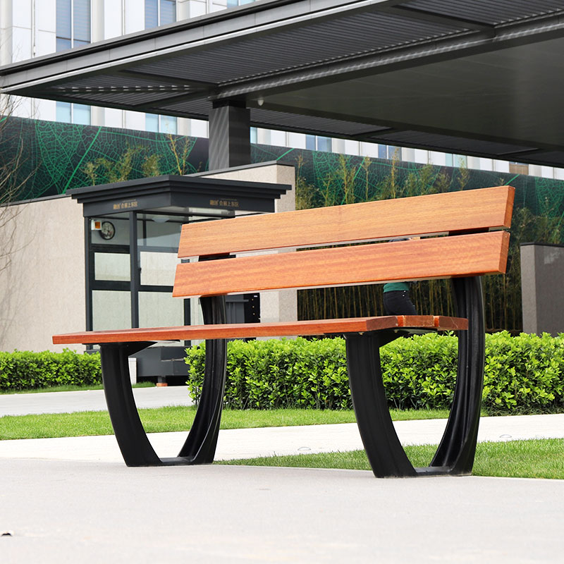 Modern Urban furniture Wooden Bench Seat