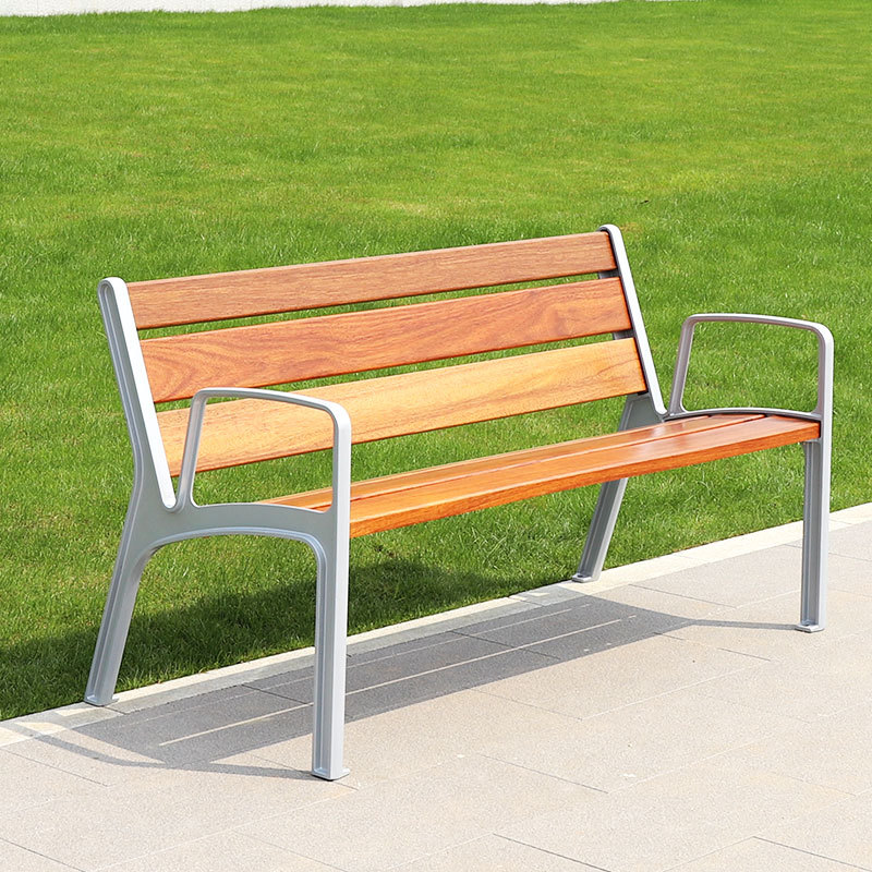 Knockdown Design Wooden Patio Bench Garden Seats With Handle