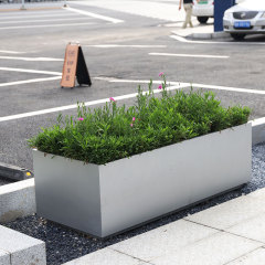 Outdoor Large Square Metal Planter Box