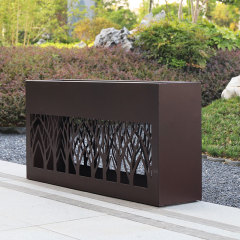 Hollow Carved Flower Stand Planter Box
