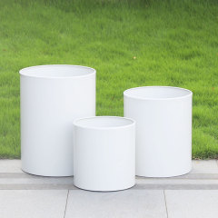 Stainless Steel Modern Outdoor Pots Planters